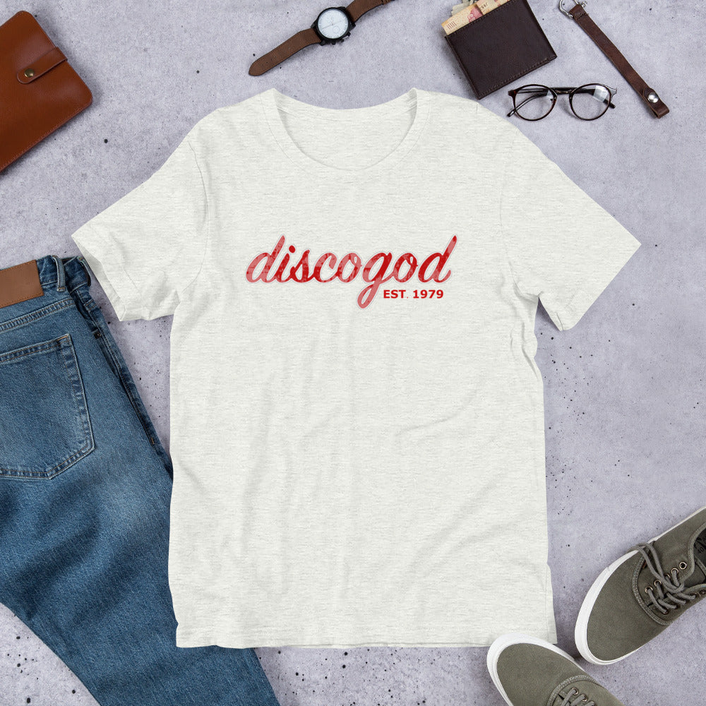 discogod unisex t-shirt