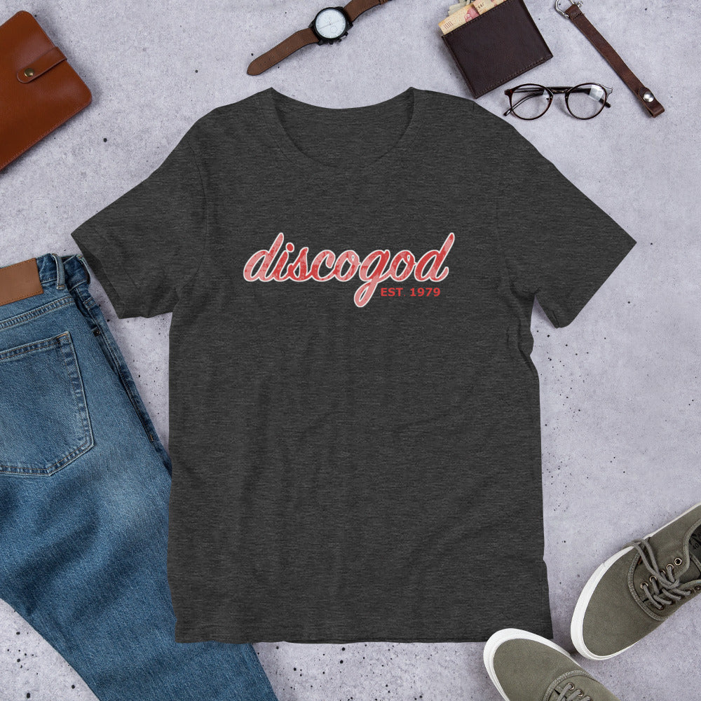 discogod unisex t-shirt