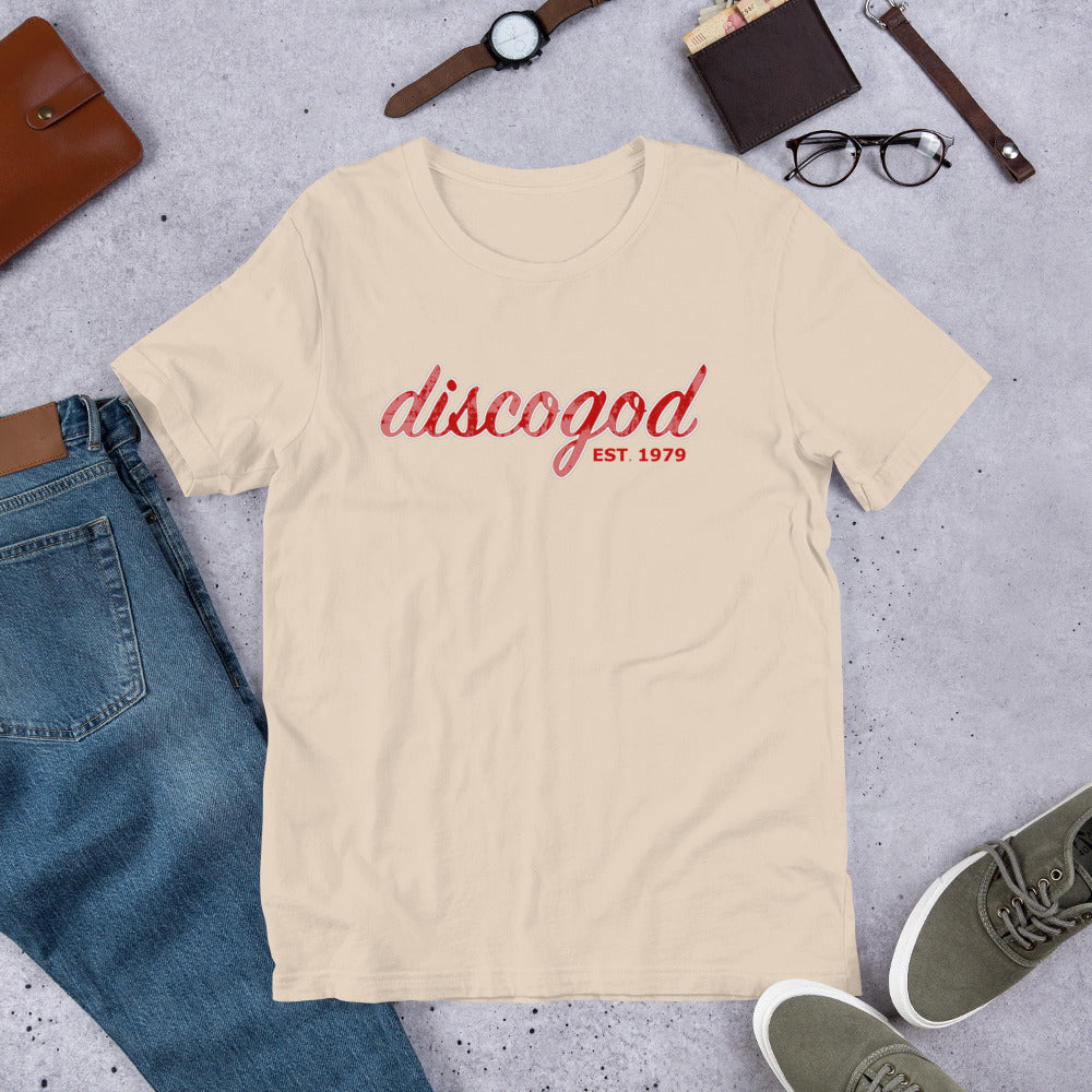 discogod unisex t-shirt