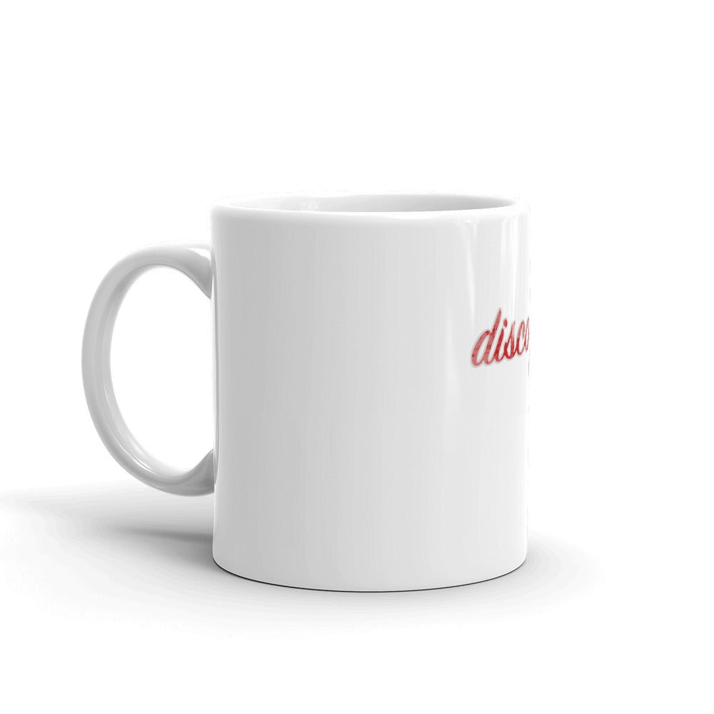 Disco God White Glossy Mug