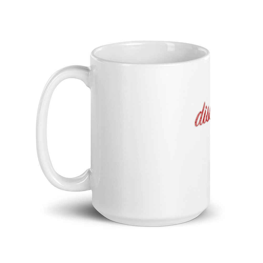 Disco God White Glossy Mug